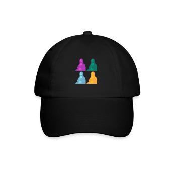 Mona Lisa Popart - Casquette classique - noir/noir - Devant