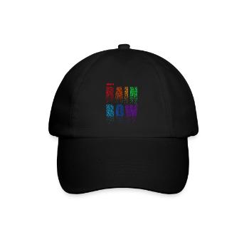 Crevettes - Rainbow - Casquette classique - noir/noir - Devant