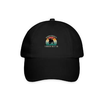 Terrier Glitter Retro Sunset - Baseballkappe - Schwarz/Schwarz - Vorne