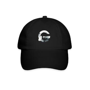 G – decorative character – winter - Baseball Cap - black/black - Front