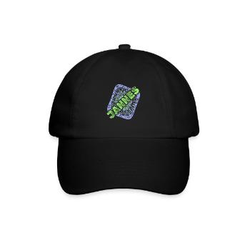 Prénom Jannes - Casquette classique - noir/noir - Devant