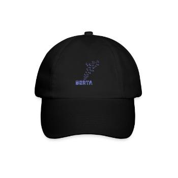 Segeln Berta - Baseballkappe - Schwarz/Schwarz - Vorne