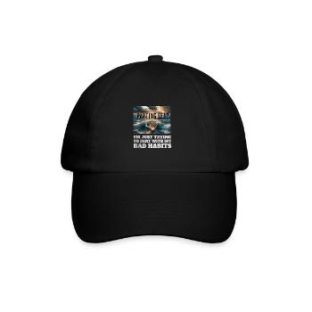 Mer de séparation ? Vêtements chrétiens drôles - Casquette classique - noir/noir - Devant