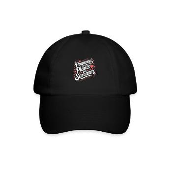 Végétarien Végétalien Végétarien Végétarien - Casquette classique - noir/noir - Devant