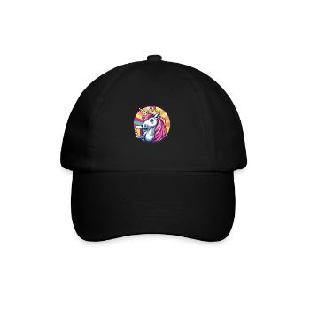 Unicorn Beer - Baseball Cap - black/black - Front