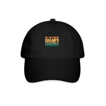 Ich Bin Der Stolze Gramps Von Großvater Opa - Baseballkappe - Schwarz/Schwarz - Vorne