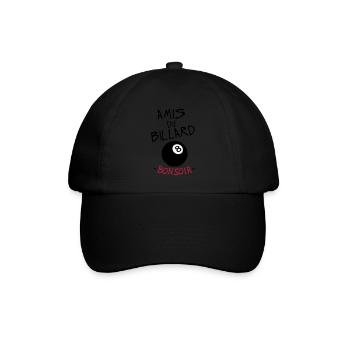 Zitat Freunden gute Nacht Billard 8 Ball Sport Humor - Baseballkappe - Schwarz/Schwarz - Vorne