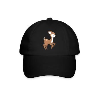 Fawn - Baseball Cap - black/black - Front