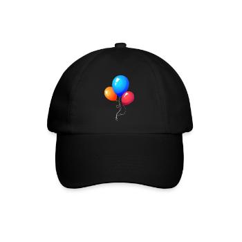 Alles Gute zum Geburtstag - Baseballkappe - Schwarz/Schwarz - Vorne