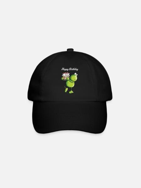 Grenouille d'anniversaire - Casquette classique - noir/noir