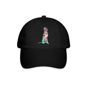 Allemand Pointer cheveux courts Drôle | Cadeau GSP DAD - Casquette classique - noir/noir - Devant