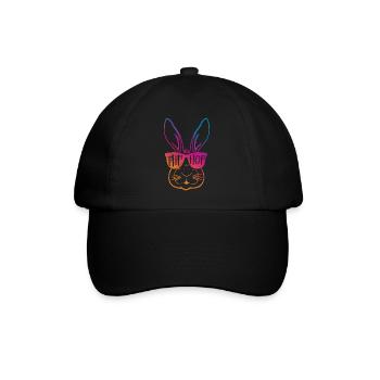 Hip Hop Rabbit Rap - Baseball Cap - black/black - Front