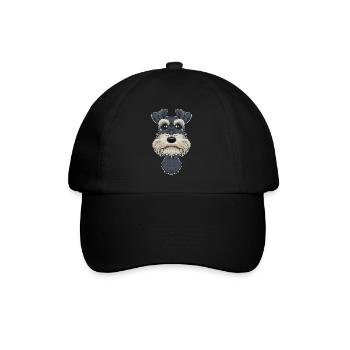 Miniature Schnauzer Lover I Dog Lover I Miniature - Baseball Cap - black/black - Front