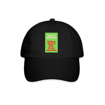 ESTOY DE VACACIONES. OLVIDAME HASTA EL FINAL DE - Casquette classique - noir/noir - Devant