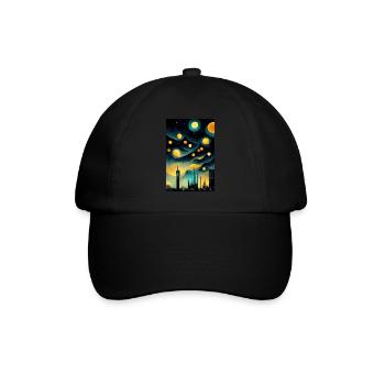 L’avenir riche en étoiles - Casquette classique - noir/noir - Devant