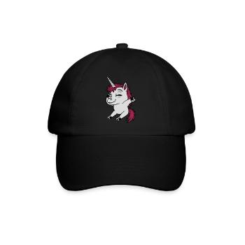 Dabbing Dancing Unicorn Party - Baseball Cap - black/black - Front