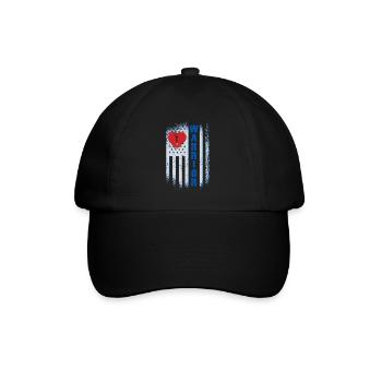 Operation am offenen Herzen Krieger Warrior - Baseballkappe - Schwarz/Schwarz - Vorne