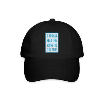 trop près de moi - Casquette classique - noir/noir - Devant