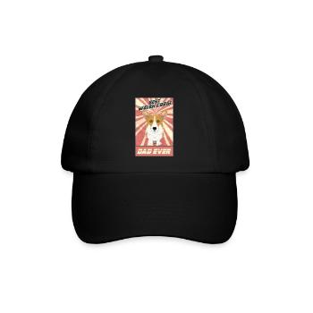 Meilleur père gallois Corgi Ever I Corgi Lover - Casquette classique - noir/noir - Devant