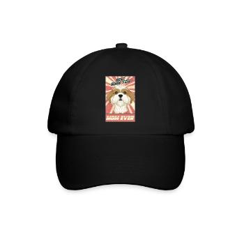 Best Shih Tzu Mom Ever I Shih Tzu Lover - Baseball Cap - black/black - Front