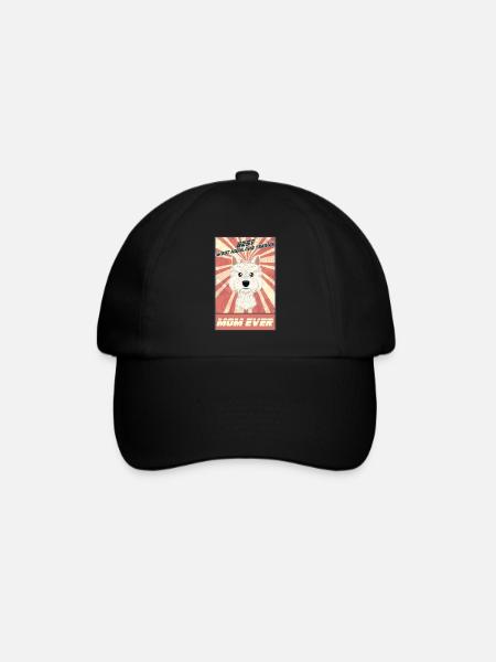 Best West Highland Terrier Mom Ever I Westi Lover - Baseball Cap - black/black