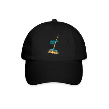 broom housemans friend | Broom - Baseball Cap - black/black - Front