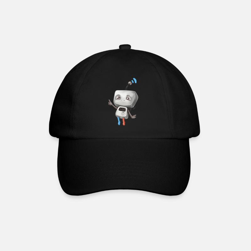 Petit robot - Casquette classique - noir/noir