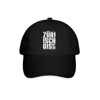 Züri isch öis - Baseballkappe - Schwarz/Schwarz - Vorne