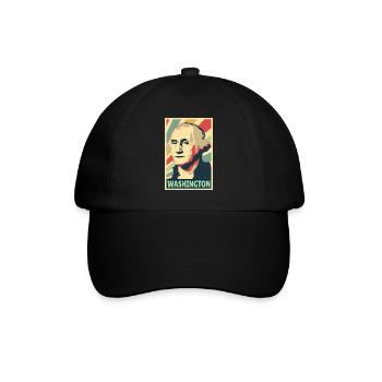 George Washington Vintage Colors - Baseball Cap - black/black - Front