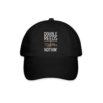 Basson Orchesta design pour bassonistes - Casquette classique - noir/noir - Devant