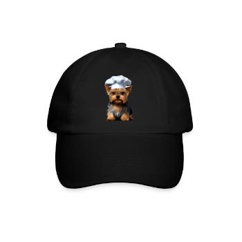 Dog Owner Yorkshire Terrier Puppy Dog - Baseball Cap - black/black - Front