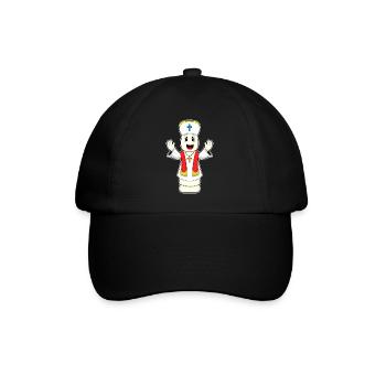 Chess Piece Bishop Chess - Baseball Cap - black/black - Front
