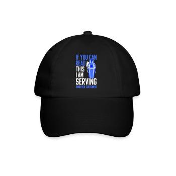 Cocktail Alcohol Mixer Tequila Sunrise - Baseball Cap - black/black - Front