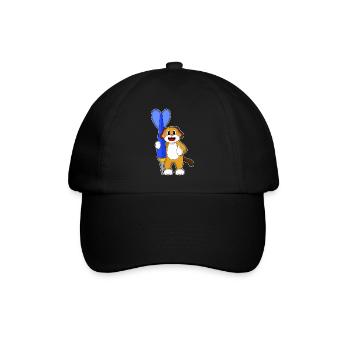 Hund Dart Dartpfeil - Baseballkappe - Schwarz/Schwarz - Vorne
