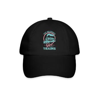 Railroad Girl - Baseball Cap - black/black - Front