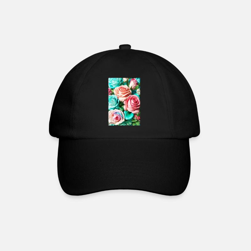 Floral 150 - Casquette classique - noir/noir
