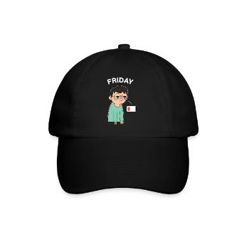 Fil-Am Friday Design pour les fiers Pinoys - Casquette classique - noir/noir - Devant