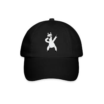Drôle de Dabbing Dab Dance Llama Cool Lunettes de soleil - Casquette classique - noir/noir - Devant