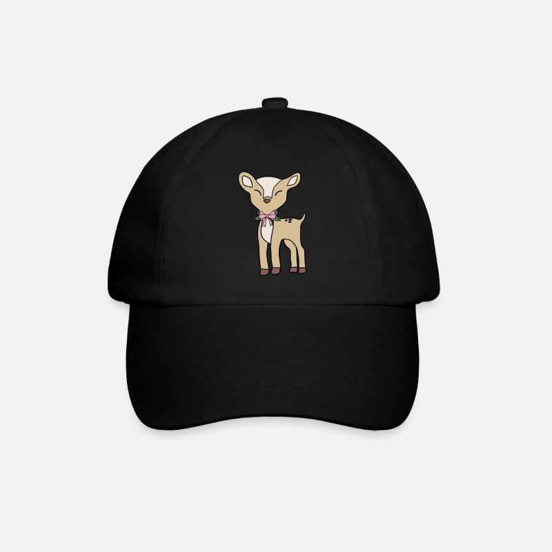 Reindeer - Baseball Cap - black/black