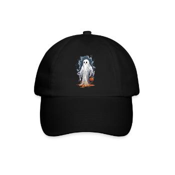 Halloween sorcière heure fantôme à la recherche de bonbons - Casquette classique - noir/noir - Devant