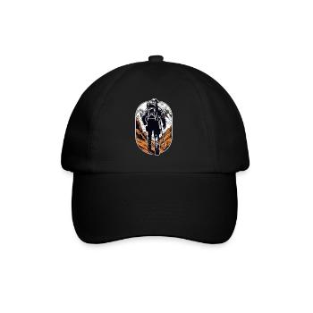Nature & Mountain Hiking - Baseball Cap - black/black - Front