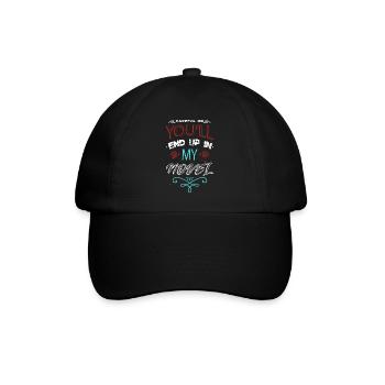 Editer Fun School Book Lover Statement Sayings - Baseball Cap - black/black - Front