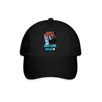 Ne me testez pas en me déconnectant - Casquette classique - noir/noir - Devant