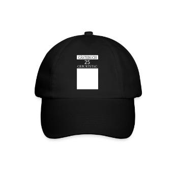 Livre d’or T-shirt signature 25e anniversaire - Casquette classique - noir/noir - Devant