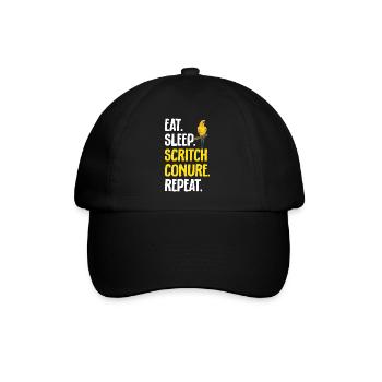 Parakeet, Parrot, Parakeet, Bird - Baseball Cap - black/black - Front
