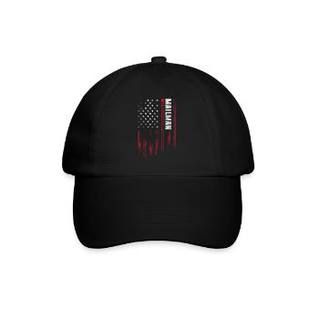 Métier de livreur de facteur - Casquette classique - noir/noir - Devant