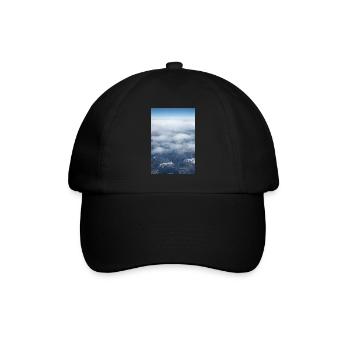 Cloud Formations and the alps near the Zugspitze - Baseball Cap - black/black - Front