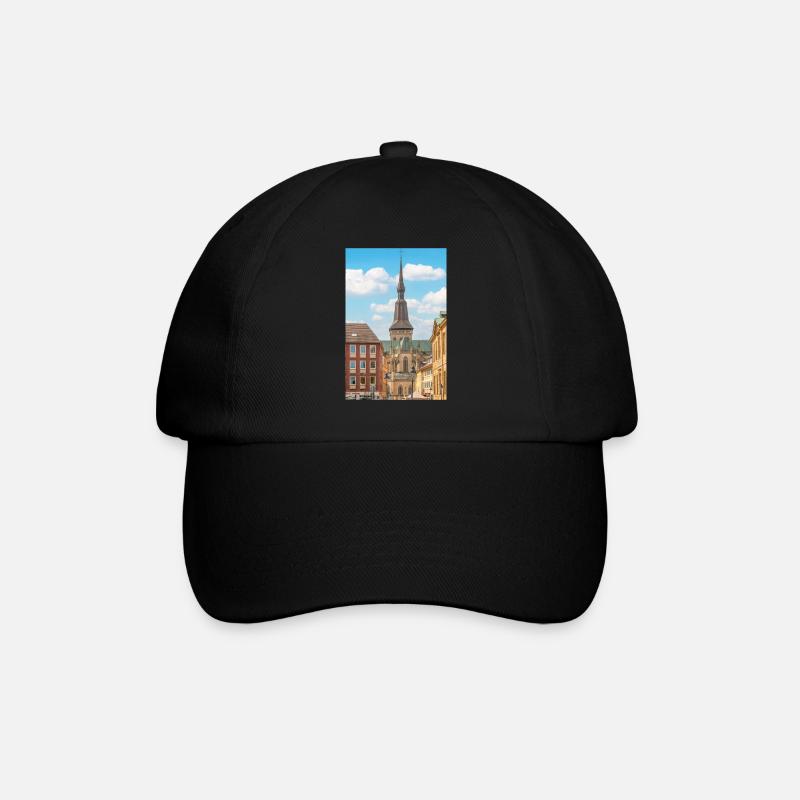 Marienkirche Osnabrück - Baseballkappe - Schwarz/Schwarz