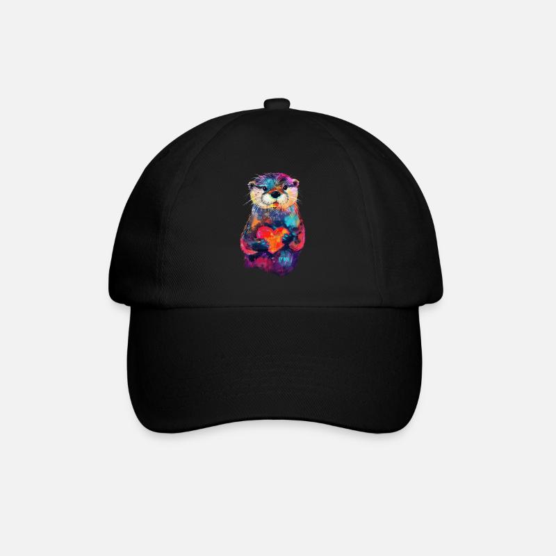 Loutre - Casquette classique - noir/noir