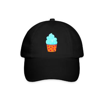 Glace Glace Tasse à Glace Dots Muffin Dots Sweet - Casquette classique - noir/noir - Devant
